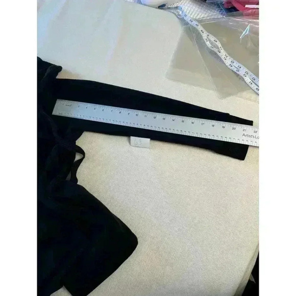 Bagatelle Fleece Open Jacket Women's M Black Long Sleeve Side Slit Pockets - Picture 6 of 10